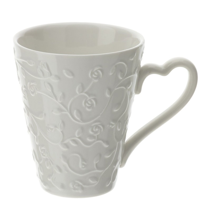 Set 2 mug in porcellana - 11x9.5 cm - Hervit