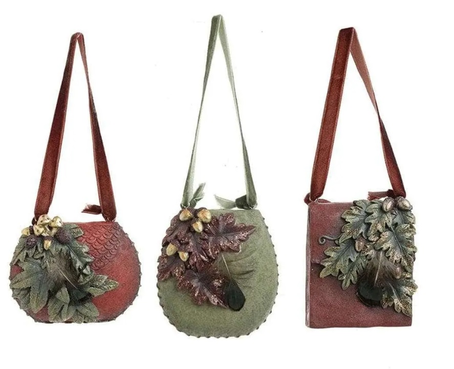Borsetta decorativa in resina - 2 colori disponibili - 9x7 cm - Inart