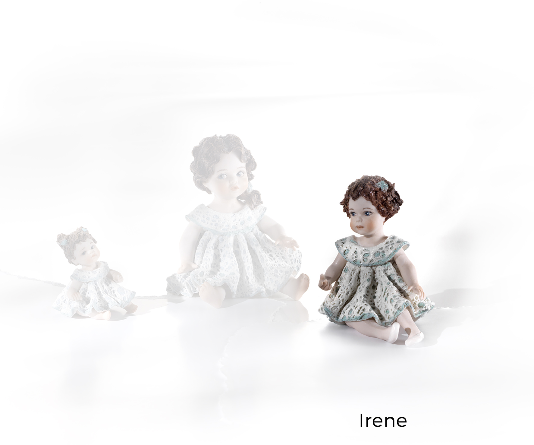 Figura in porcellana Irene - H. 9.5 cm - Sibania