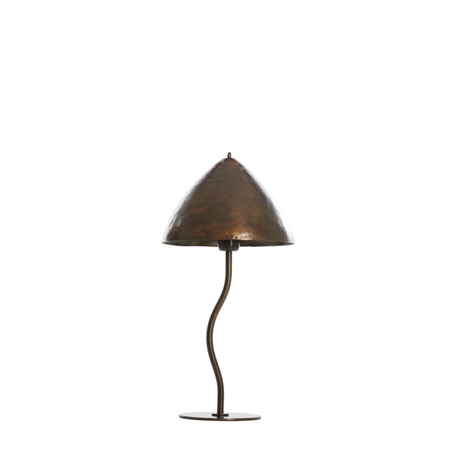 Lampada da tavolo in metallo bronzato - H.50x25 cm - Light&Living