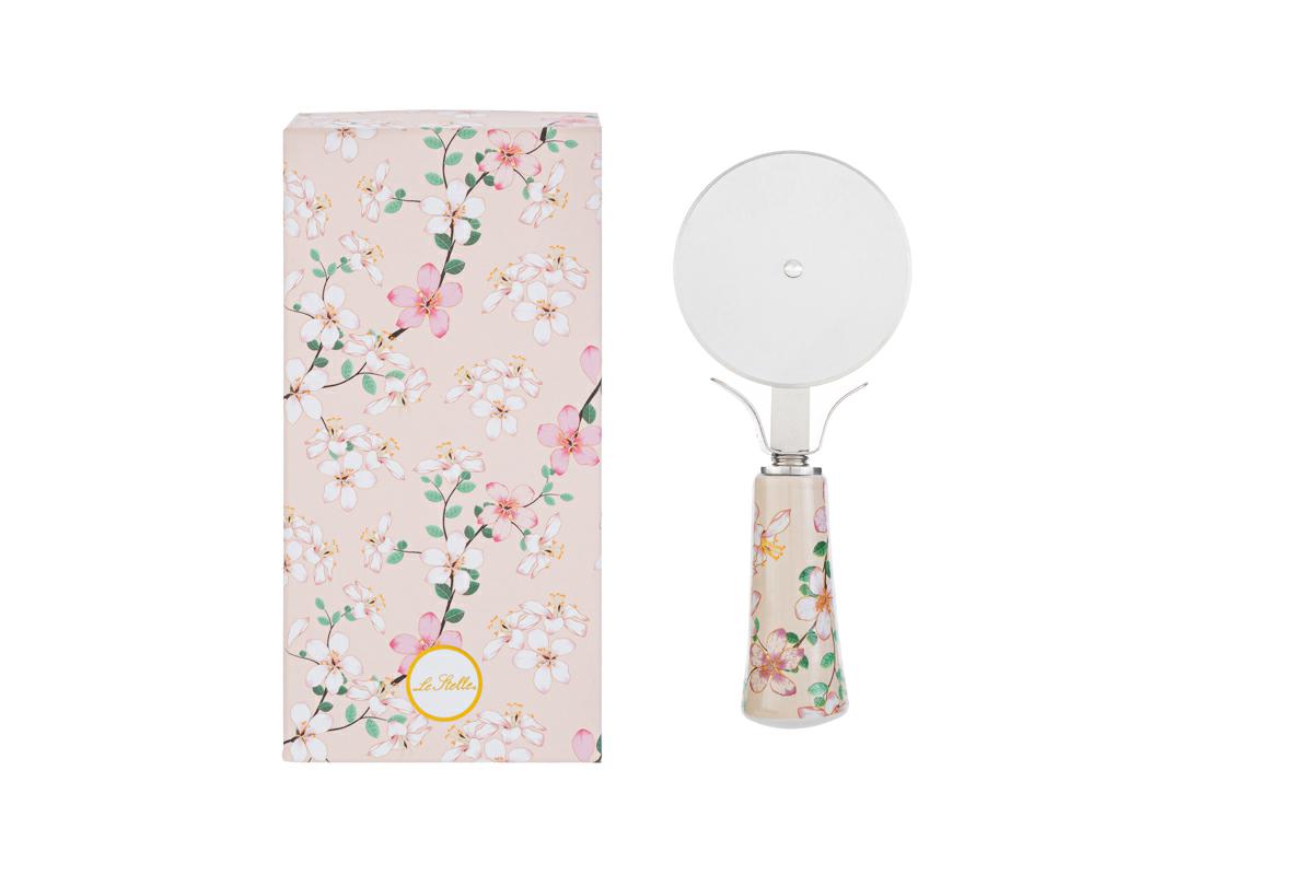 Taglia pizza in ceramica Magnolia c/astuccio - H.15 cm - Le Stelle