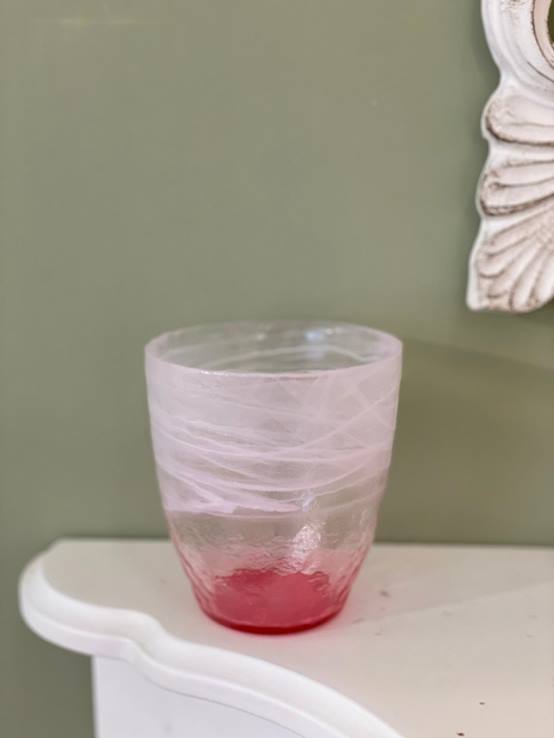 Fiorentino home - set bicchieri ad acqua pz 6 - rosa