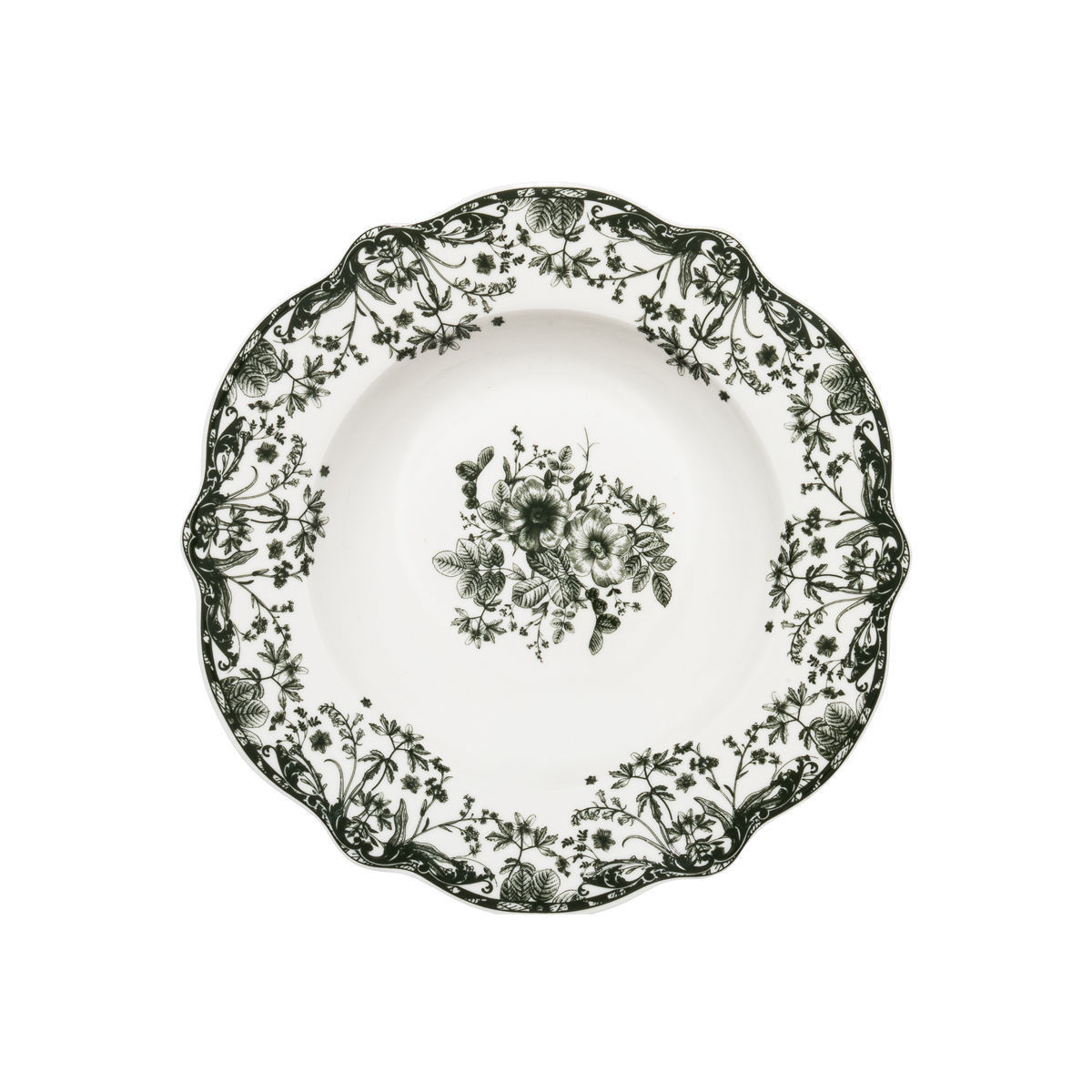 Servizio piatti 18 pz in ceramica verde - Estia