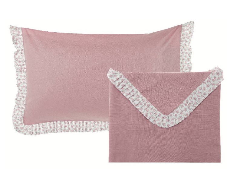 Completo letto singolo maxi rosa con federa - Blanc Mariclo