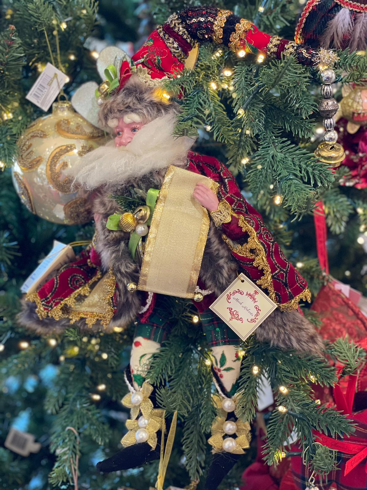 Folletto Babbo Natale - 46 cm - collezione Mark Roberts Goodwill
