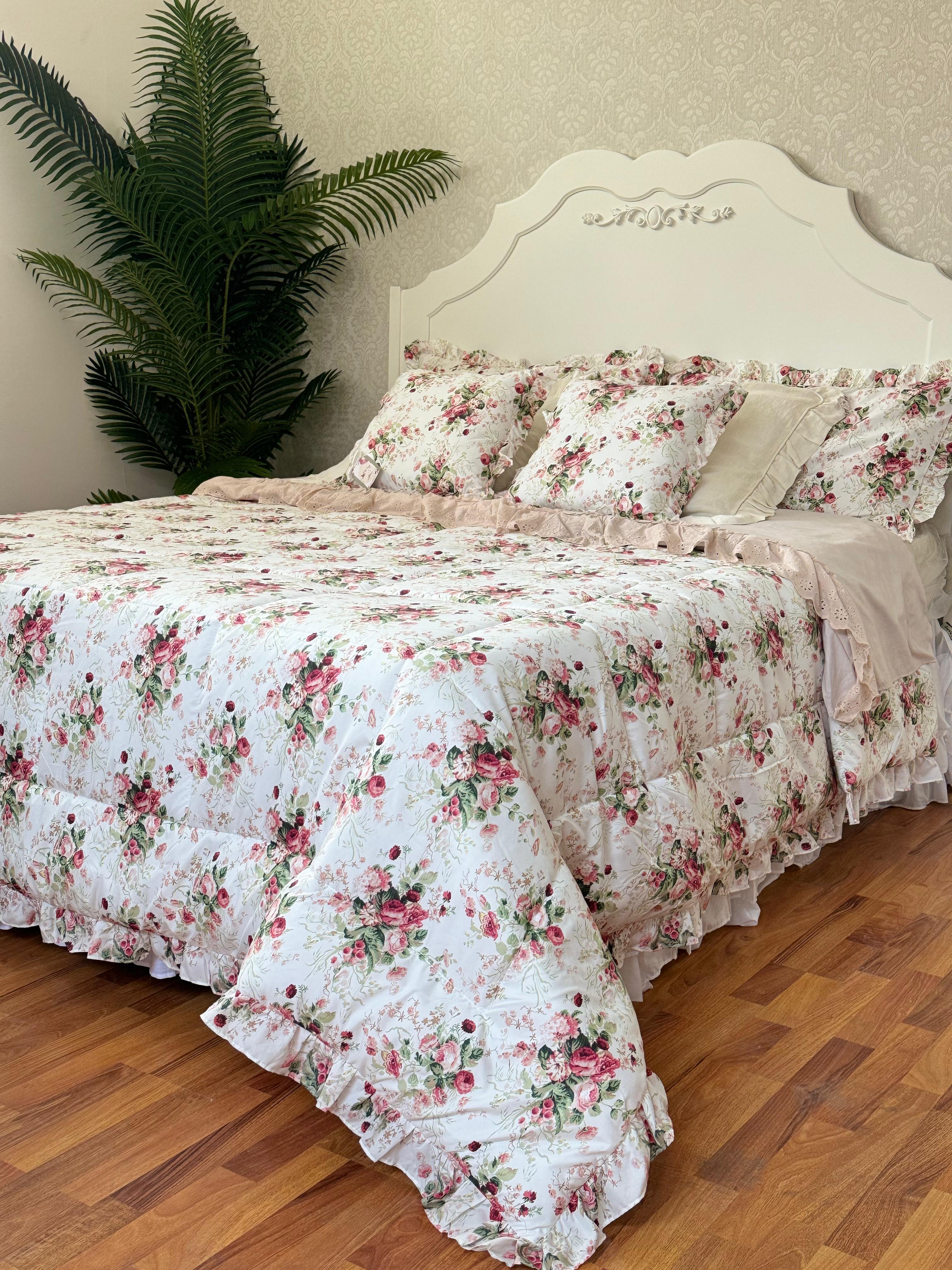 Trapunta matrimoniale Ilaria - 260x260 cm + 2 federe - L'Atelier17