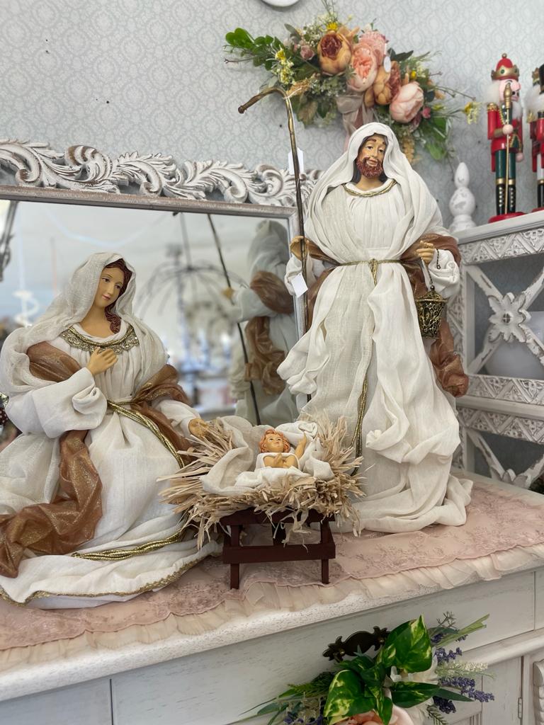 Natività King in tessuto 3 pezzi - h.70 CM - EDG
