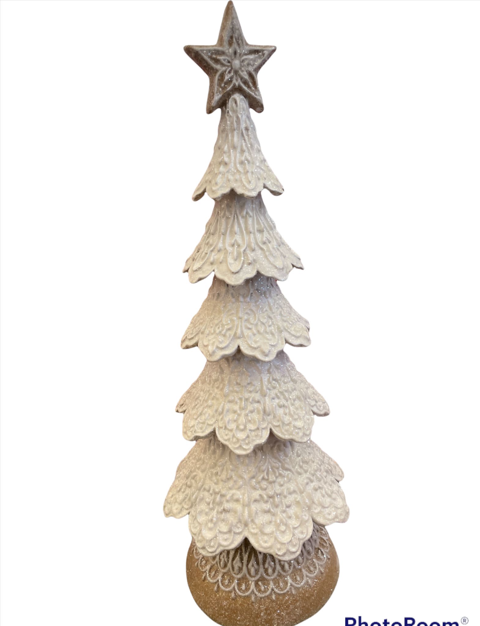 Albero pan di zenzero decoro natalizio - 49 cm - preziosa