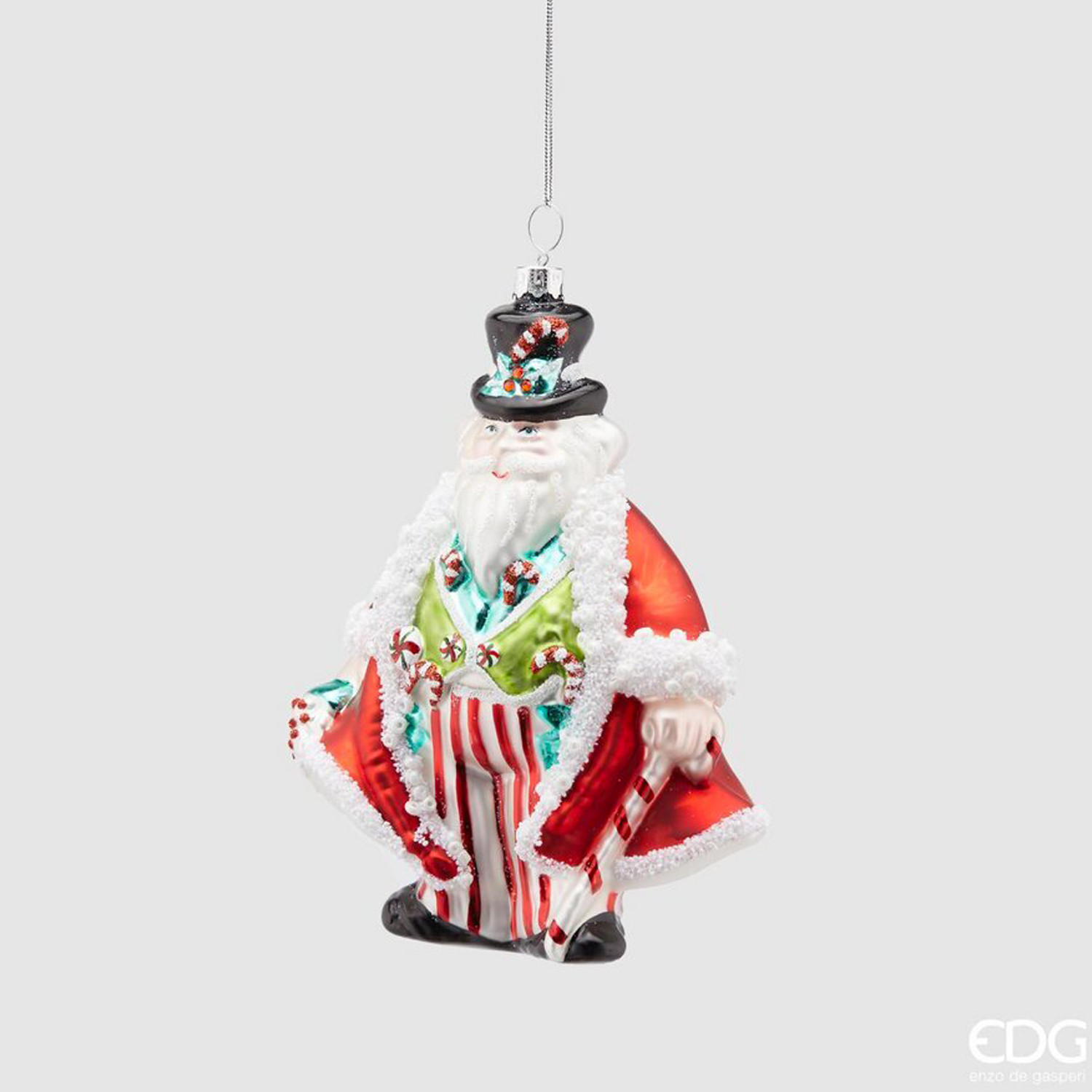 Decorazione natalizia Babbo natale circus - H.14 cm - EDG