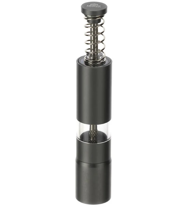 Macina sale e pepe in metallo - 3x15 cm - Hervit