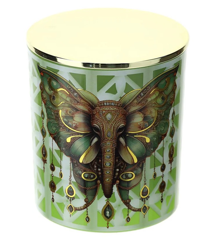 Candela profumata elefante animalgem - H.10x9 cm - Hervit
