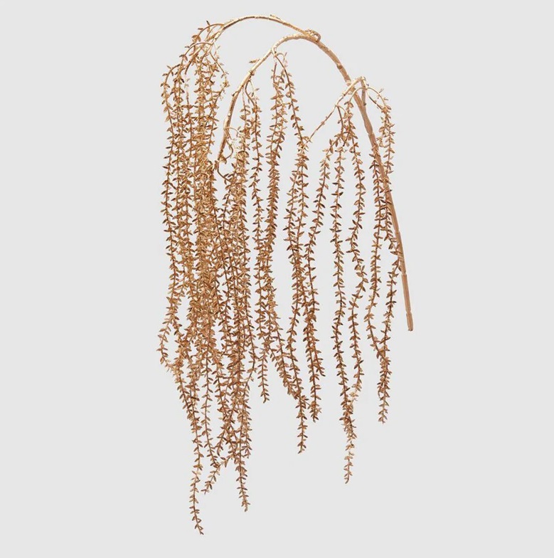 Ramo cadente oro glitterato - H.110 cm - EDG