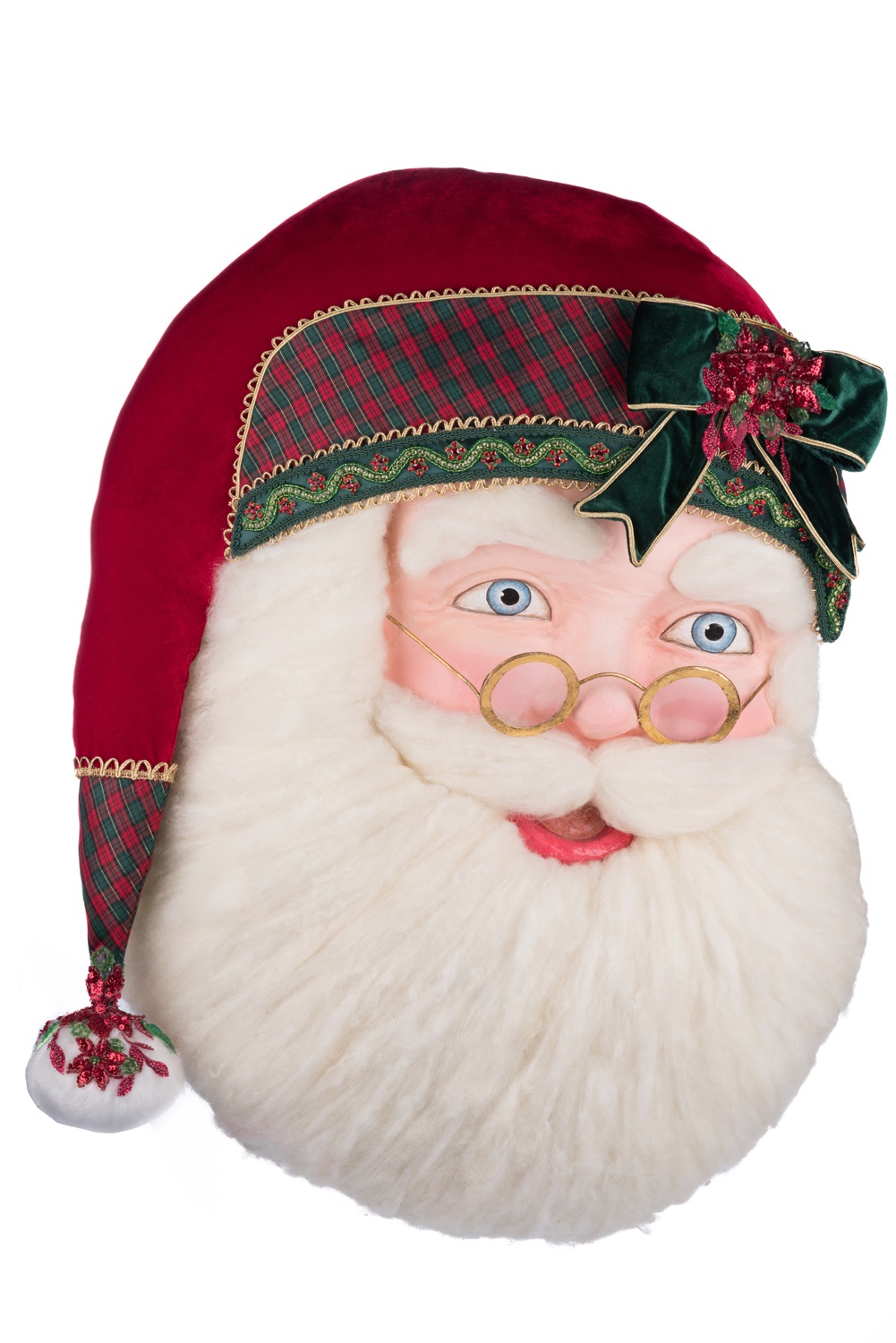 Testa di Babbo Natale da parete - H.78 cm - Katherine Collection -  Goodwill