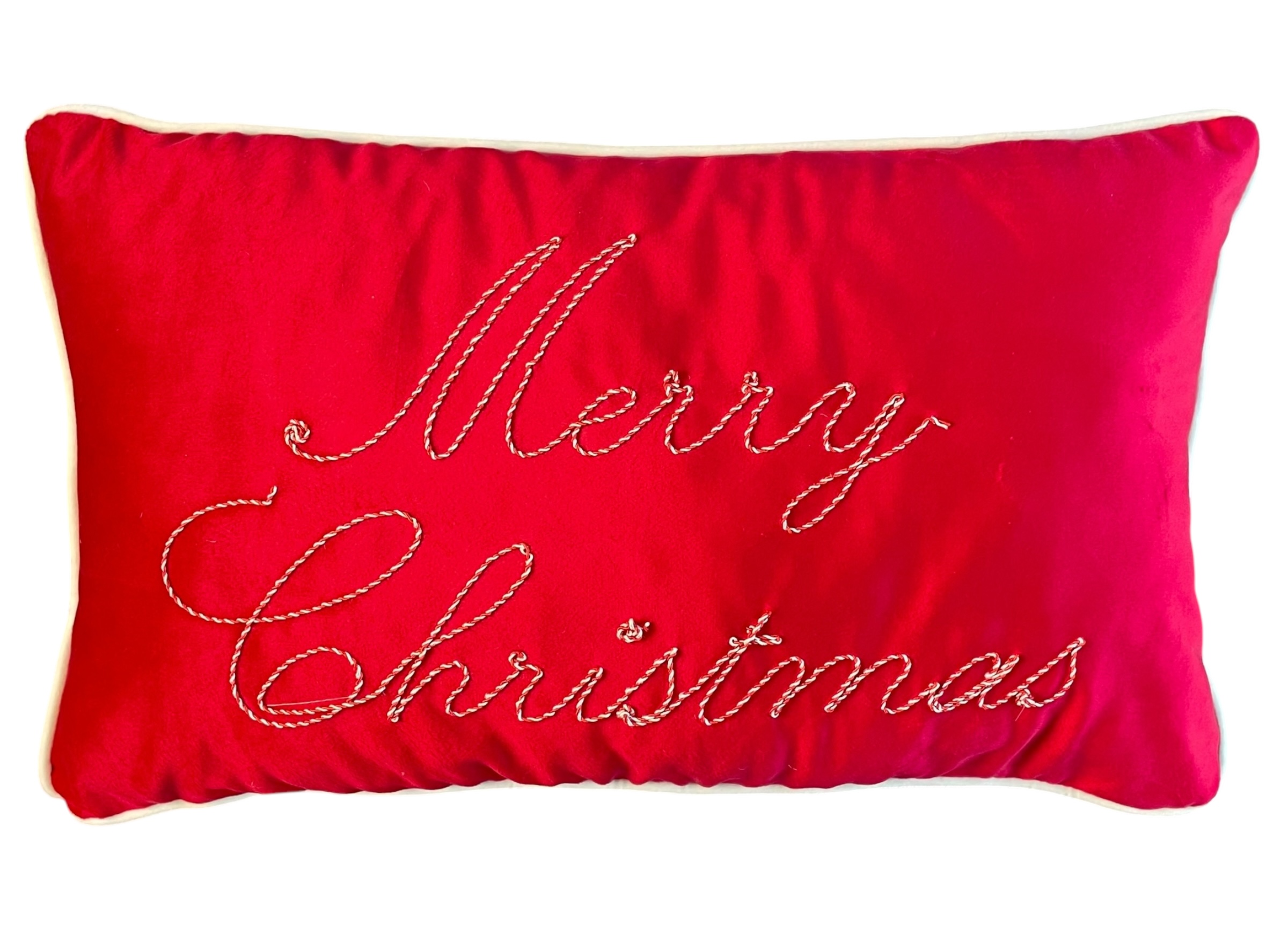 Cuscino rettangolare natalizio in velluto FUN CHRISTMAS - 45x60 cm - vari colori - Clodette