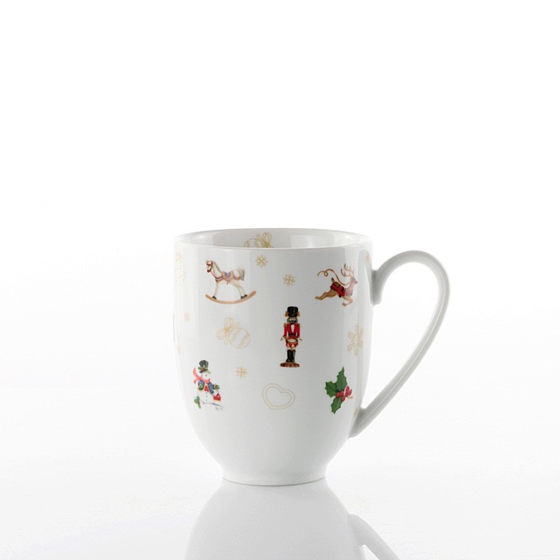 Mug natalizia in porcellana - 30 cl - Linea Xmas - Weissestal