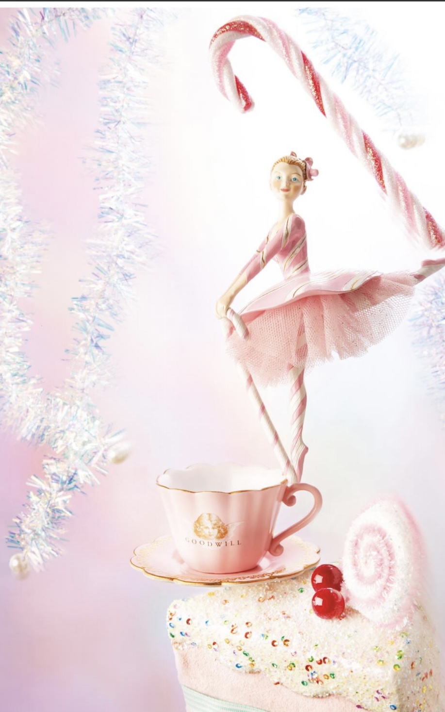 Decoro candy ballerina - modelli assortiti - h. 15.5 cm - Goodwill