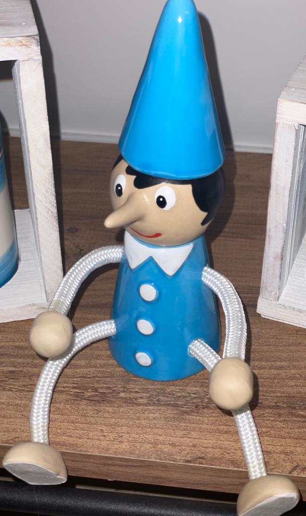 Pinocchio in ceramica - 19 cm - Spago di Terra