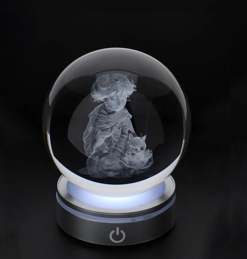 Sfera Crystal Planet Prince - diam.6 cm - Hervit