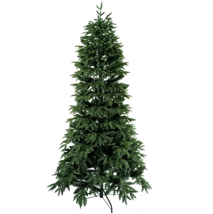 Albero di Natale verde Terminio in pe +pvc - H.150 cm