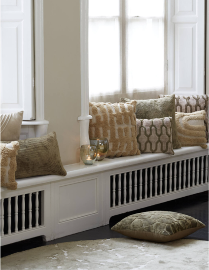 Cuscino arredo rettangolare velluto mod.JEMBANA verde oliva - 60x30 cm - Light e Living