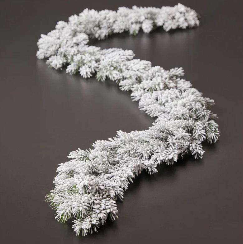 Festone pino west innevato - H.180 cm - EDG