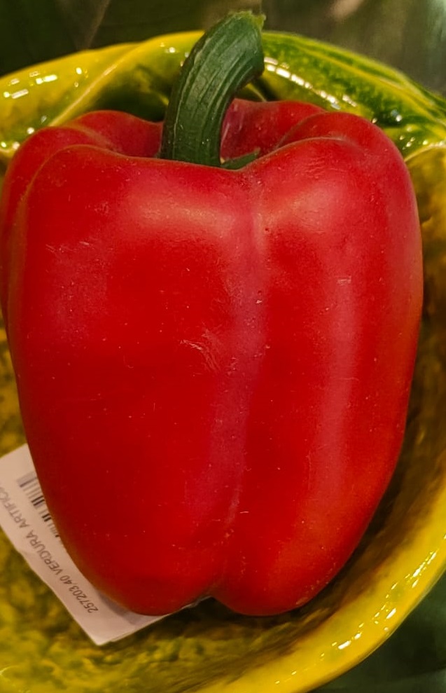 Peperone rosso artificiale - 9 cm
