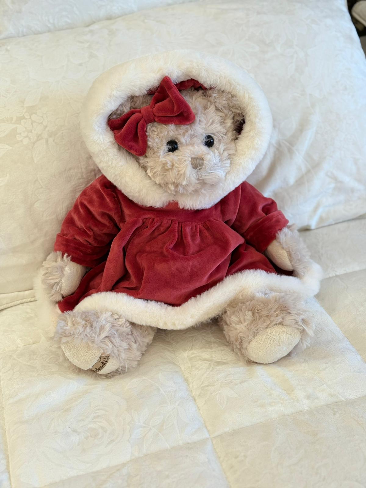 Orsetto peluche natalizio Fanny - H.40 cm - Bukowski