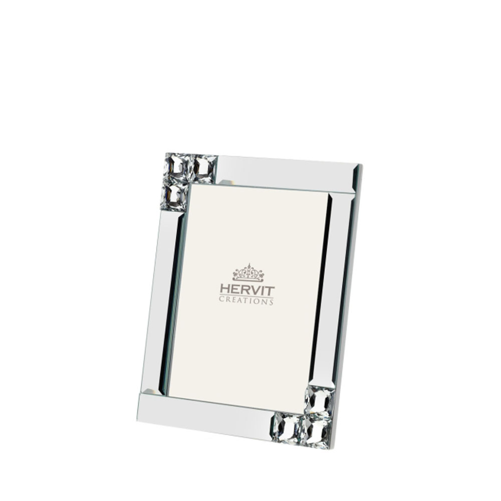 Cornice portafoto in cristallo Miroir - 16.5x21.5 cm - Hervit