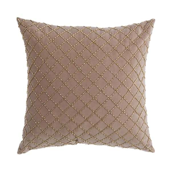 Cuscino d'arredo con perline - 45x45 cm - Blanc Mariclo