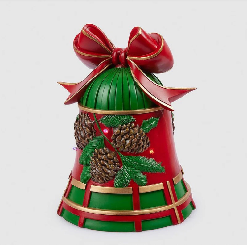 Campana in resina con miniled - H.33x25 cm - EDG