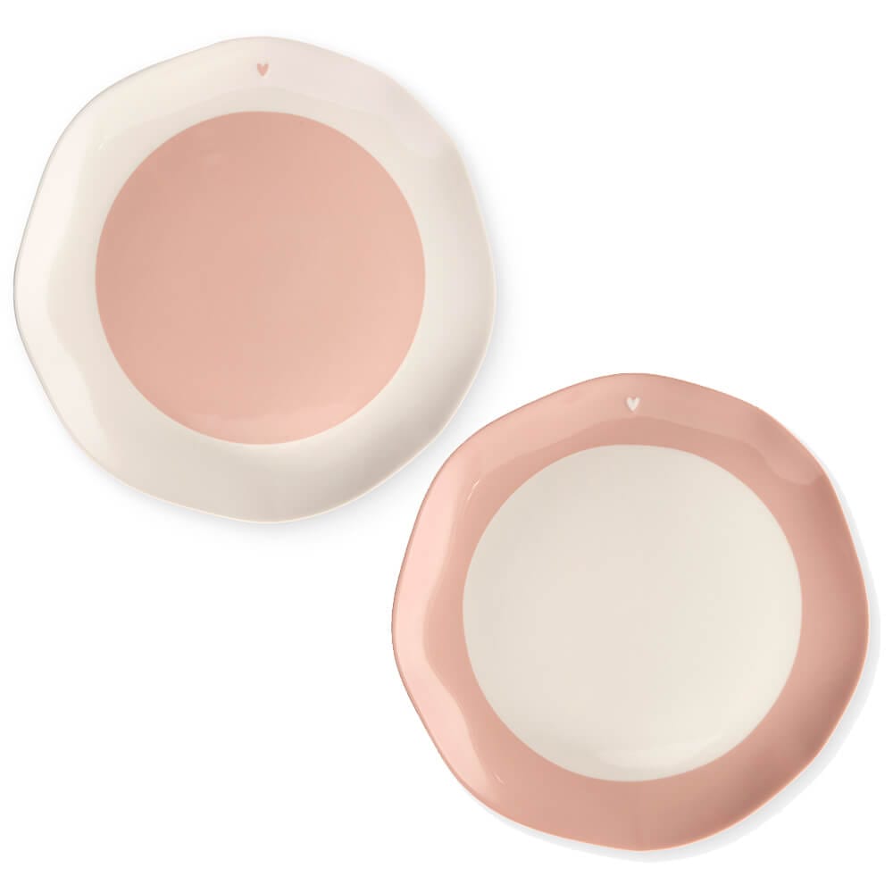 Piatto da portata in ceramica Petit Mon Amour - diam.27 cm - Nuvole di stoffa