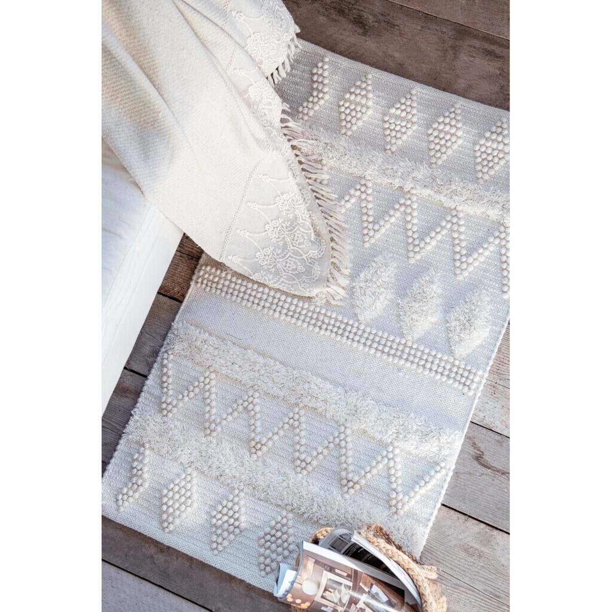 Tappeto in lana panna Wool Collection - 90x150 cm - Blanc Mariclo