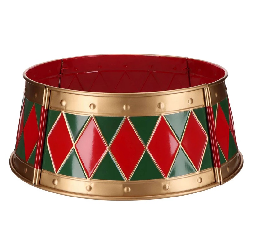 Gonna in metallo per albero di Natale - diam.66xH.25.4 cm - Timstor