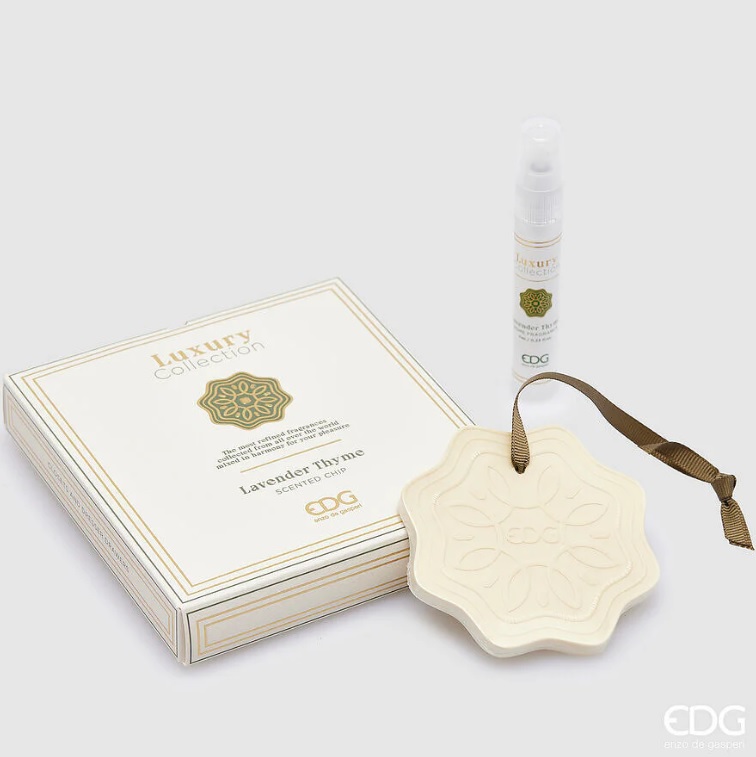 Gesso profumato con spray Lavander Thyme - Luxury Collection - 13 cm - EDG