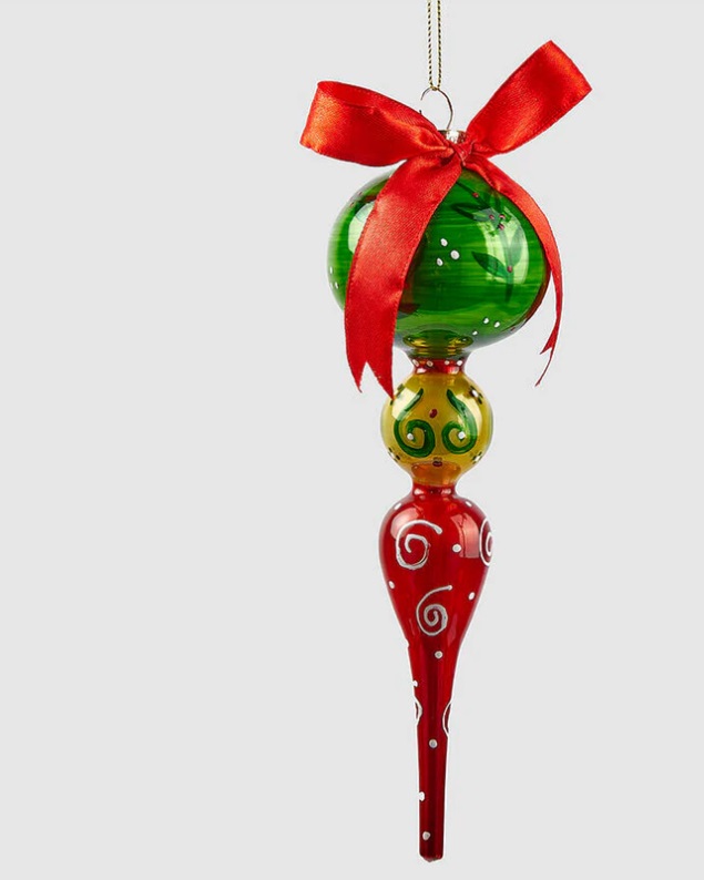 Decorazione fuso marvellous Xmas in vetro - H.20 cm - EDG
