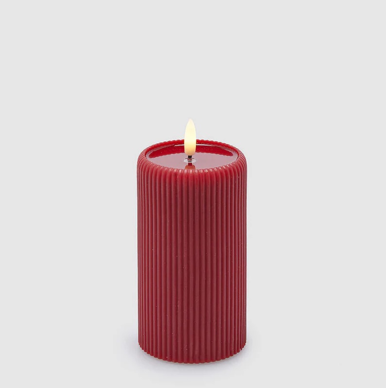 Candela led lounge moccolo - H.13x7 cm - EDG