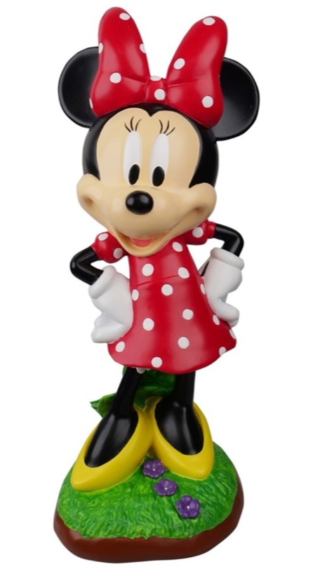 Statua decorativa Minnie Garden in resina - H. 42 cm - Disney