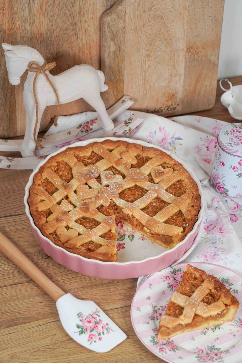 Teglia per torte rosa con fiori linea Bella - diam.26.5 cm - Isabelle Rose