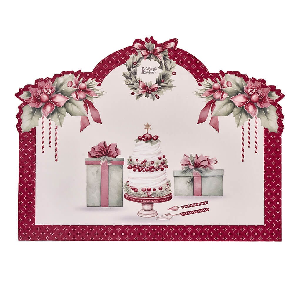Tovaglietta in vinile natalizia Storia di Natale - 50x38 cm - Nuvole di Stoffa