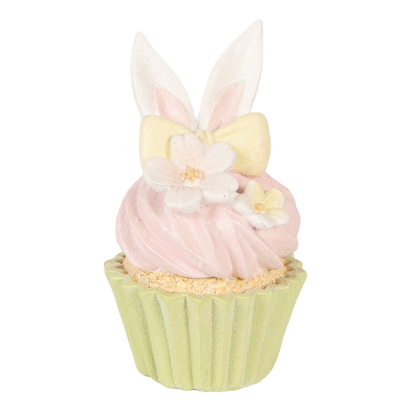 Cupcake in resina con orecchie da coniglio - 13x7 cm - Clayre e Eef