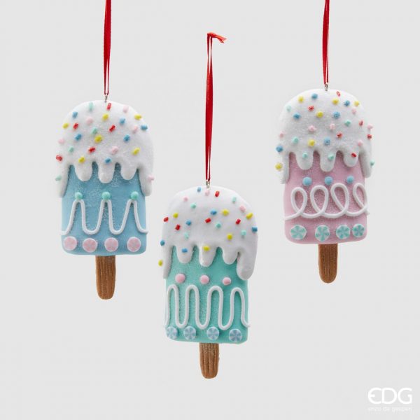 Decoro gelatino in pasta - solo celeste - H.12 cm - EDG