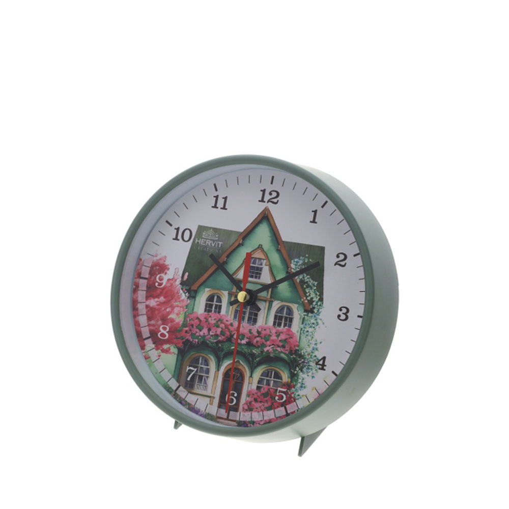 Orologio tondo da tavolo Cottage - diam.15 cm - Hervit