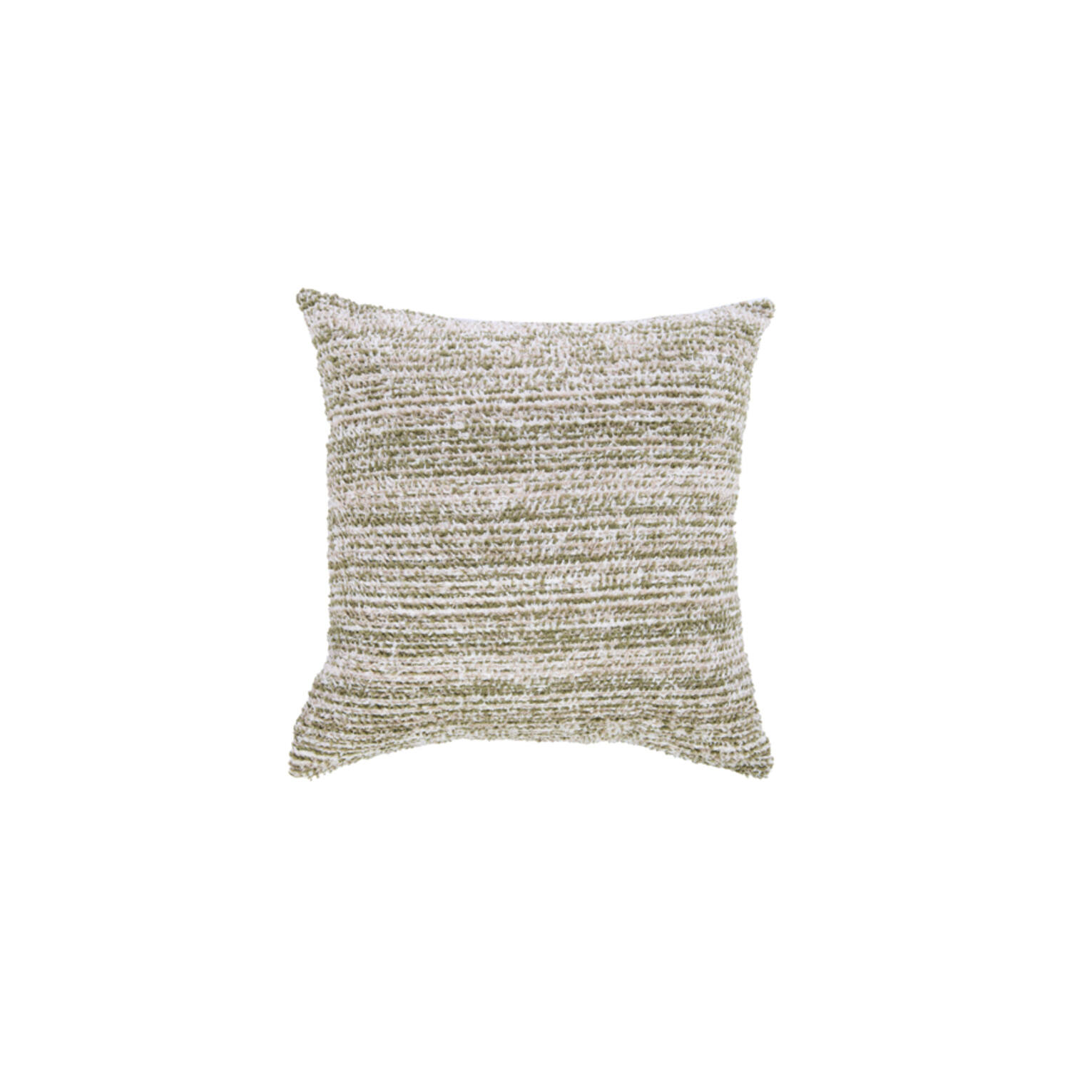 Cuscino arredo in cotone verde-crema COSMO - 45x45 cm - Light e Living