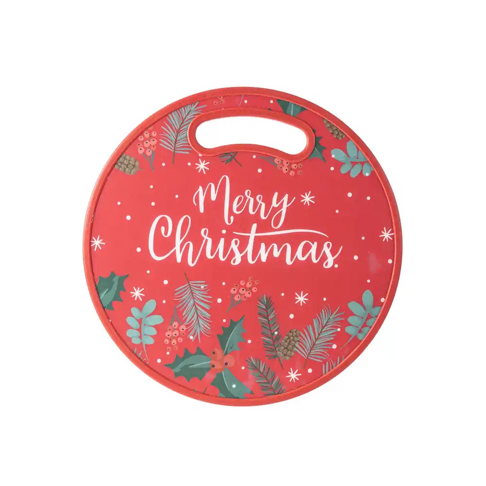 Tagliere natalizio Merry Christmas - diam.30 cm - Le stelle